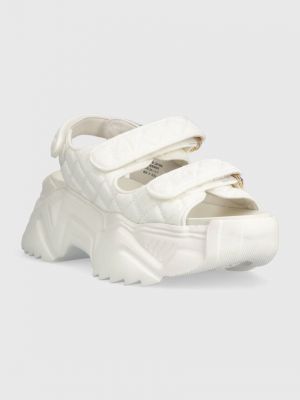 Белые сандалии на платформе Miss Sixty
