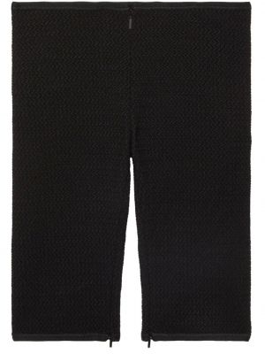 Pantaloni scurți pentru ciclism din jacard Gucci negru