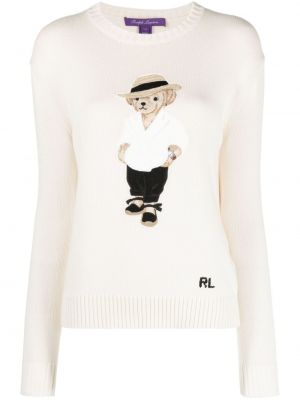 T-shirt en tricot Ralph Lauren Collection blanc