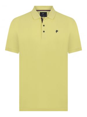 Polo majica Denim Culture rumena