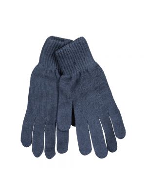 Rękawiczki Tommy Hilfiger niebieskie