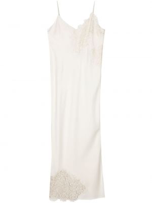 Μάξι φόρεμα με δαντέλα Róhe λευκό