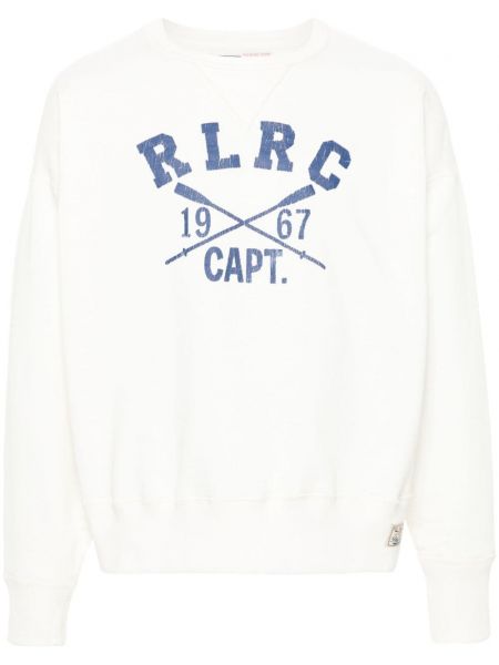 Applikation trøje sweatshirt Polo Ralph Lauren hvid