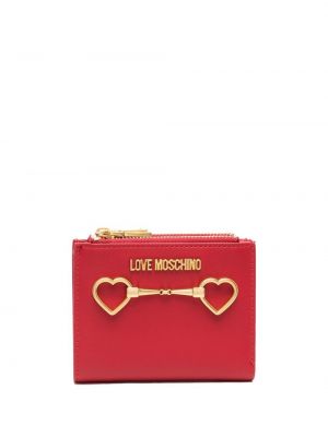 Liten lommebok Love Moschino rød