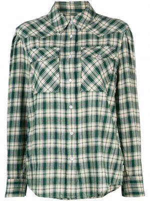 Flaneļa rūtainas kokvilnas krekls Woolrich