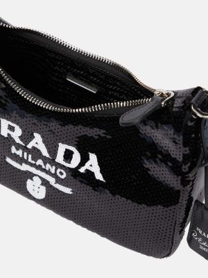 Τσάντα ώμου Prada μαύρο