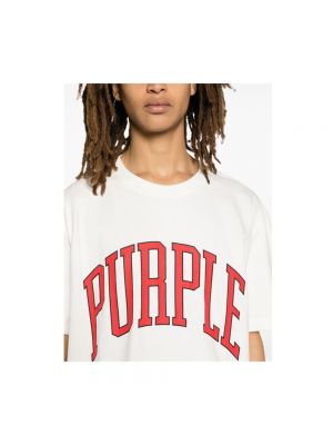 Camiseta de algodón Purple Brand