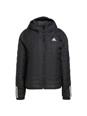 Prugasta pernata jakna Adidas Sportswear crna