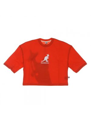 Czerwona koszulka Kangol