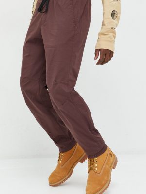 Spodnie Abercrombie & Fitch brązowe