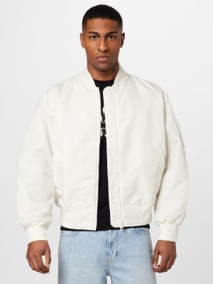 Farmer dzseki Calvin Klein Jeans fehér
