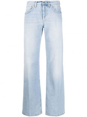 Широкие джинсы со средней посадкой Dondup, синие