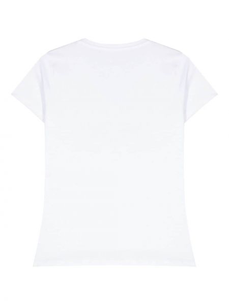 T-shirt en coton à imprimé Liu Jo blanc