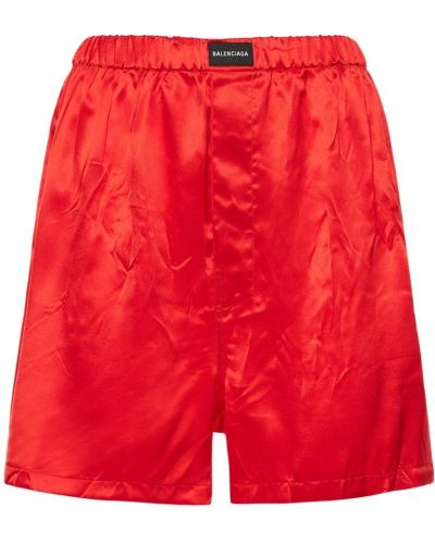 Shorts Balenciaga, rosso