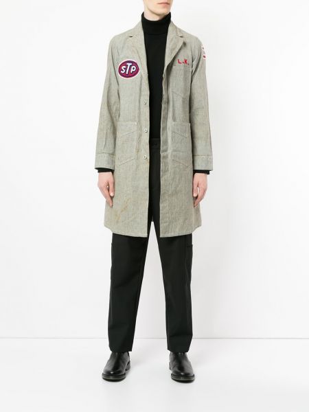 Kabát Fake Alpha Vintage šedý