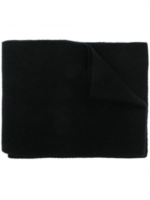 Echarpe en tricot Yves Salomon noir