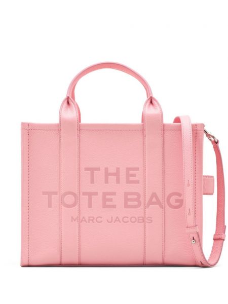 Nahka ostoskassi Marc Jacobs pinkki