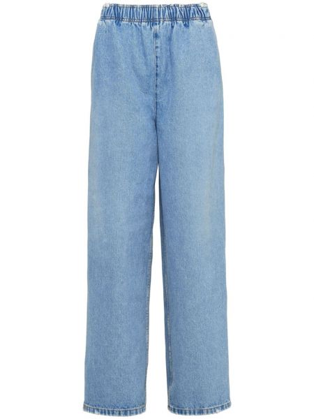 Straight jeans ausgestellt Prada blau