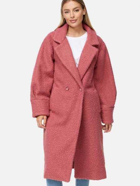 Длинное пальто Threadbare розовое