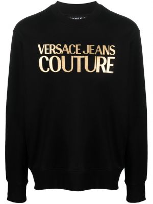 Sweatshirt aus baumwoll mit print Versace Jeans Couture