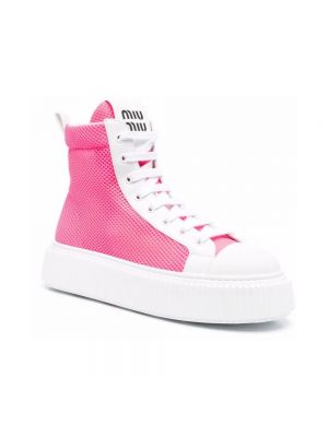 Sneakersy Miu Miu różowe