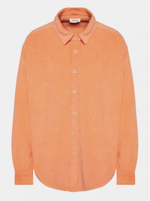 Voľná priliehavá košeľa American Vintage oranžová