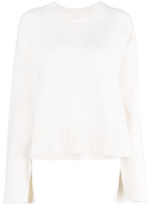 Вълнен пуловер P.a.r.o.s.h. бяло