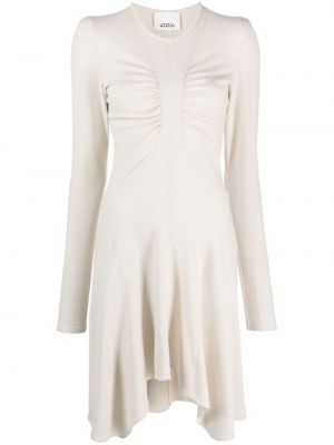Asimetrična midi haljina Isabel Marant bijela