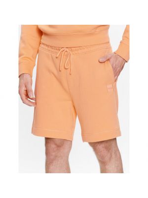Pantaloni sport Boss portocaliu