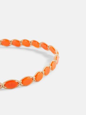 Ogrlica Isabel Marant narančasta