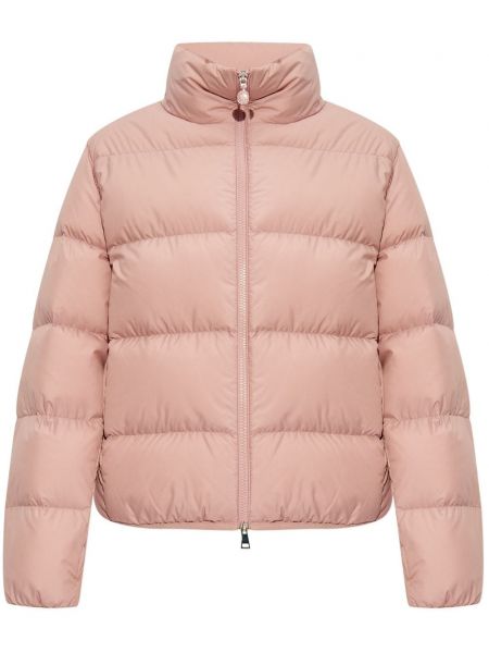 Kapitone ceket Moncler pembe