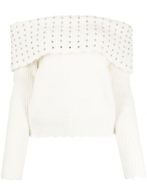 Пуловер Needle & Thread бяло