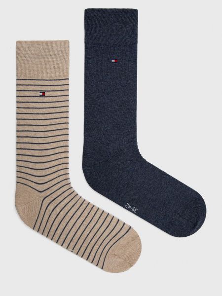 Чорапи Tommy Hilfiger бежово