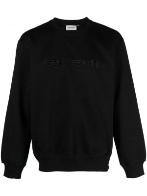 Medvilninis siuvinėtas džemperis Carhartt Wip juoda