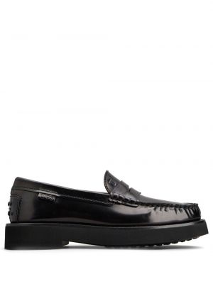 Læder loafers Tod's sort