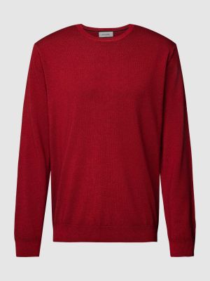 Dzianinowy sweter Pierre Cardin czerwony
