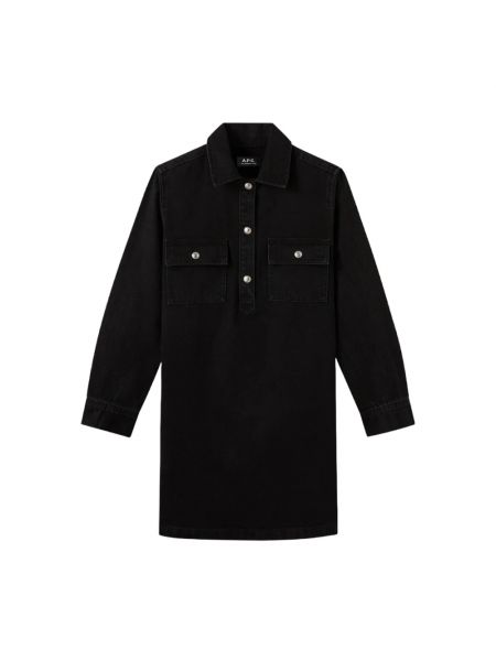 Robe chemise A.p.c. noir