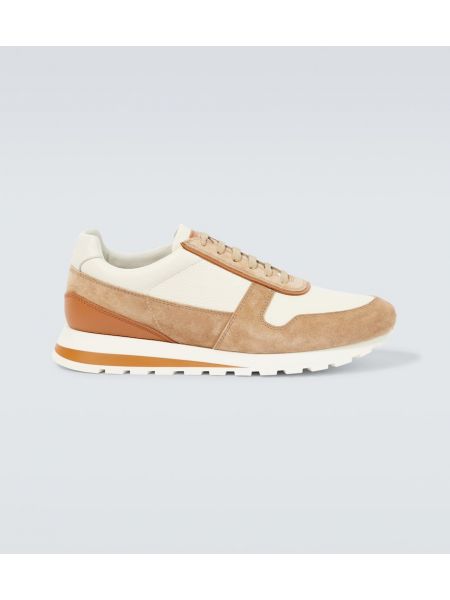 Leder sneaker Brunello Cucinelli