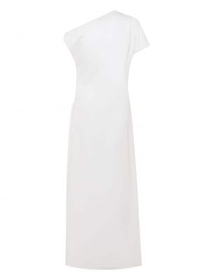 Asymetrické dlouhé šaty Anna Quan bílé