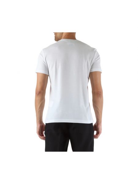 Camiseta slim fit de algodón Versace Jeans Couture blanco