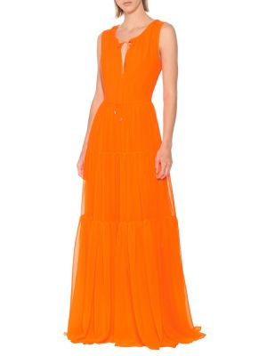 Dlouhé šaty Halpern oranžová