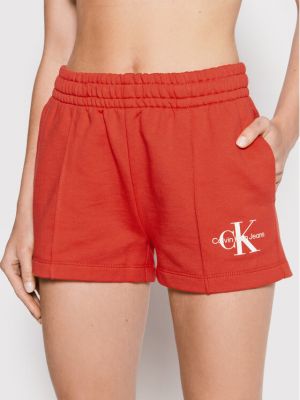 Спортни шорти Calvin Klein Jeans червено