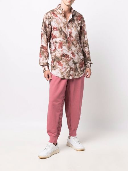 Pantalones de chándal con bordado Vivienne Westwood rosa