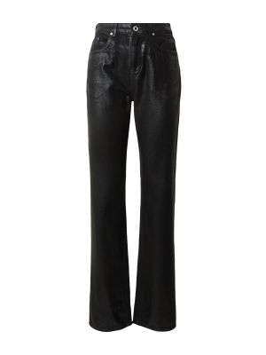 Džínsy s rovným strihom Karl Lagerfeld Jeans čierna