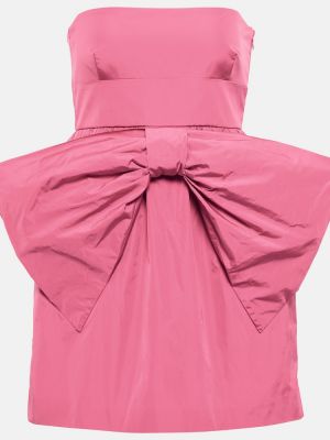 Φόρεμα με φιόγκο Redvalentino ροζ