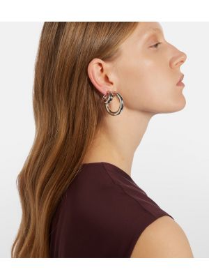 Boucles d'oreilles à boucle plaquées or Jennifer Fisher