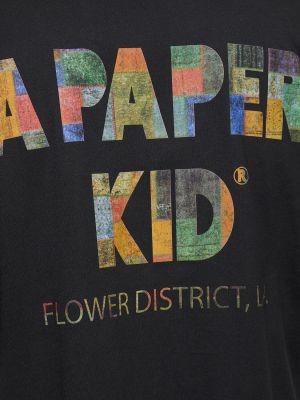 T-krekls A Paper Kid melns