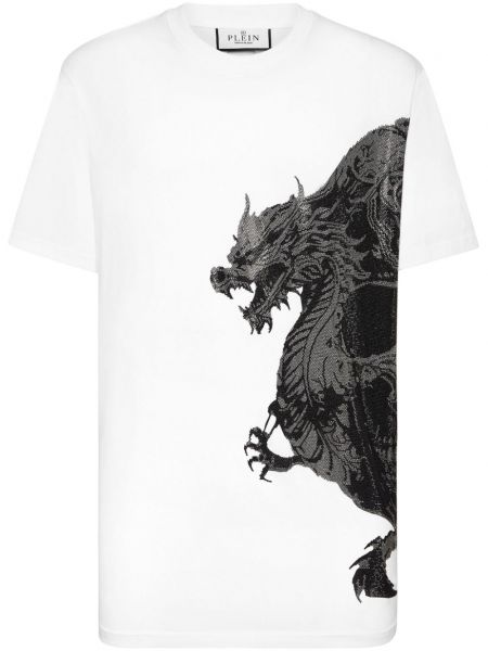 T-shirt Philipp Plein hvid