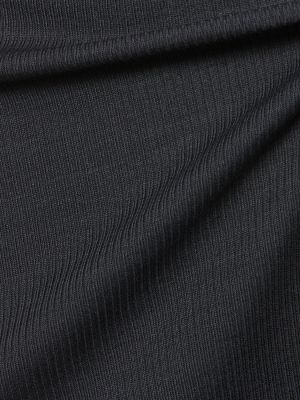 Robe longue en tricot Y/project noir