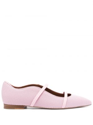 Leder ballerina Malone Souliers pink